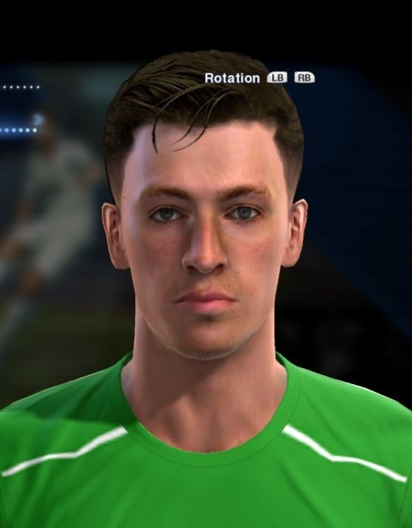Valentin Belon Belon Valentin face for Pro Evolution Soccer PES 2013 made