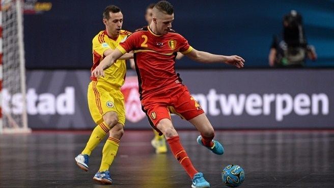 Valentin Dujacquier Valentin Dujacquier Belgium Robert Lupu Romania Futsal EURO