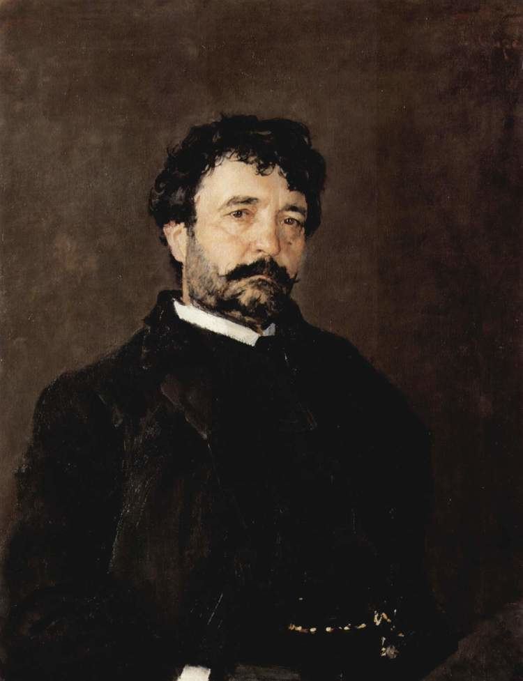 Valentin Serov Portrait of the Singer Angelo Mazini Valentin Serov