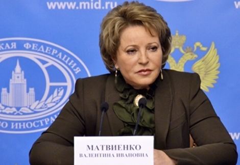 Valentina Matviyenko Muscat honours one of Vladimir Putins agents in the Russian states