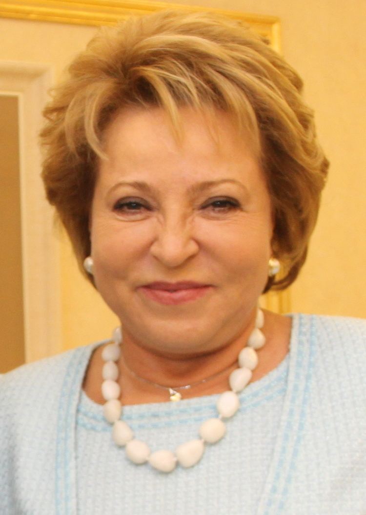 Valentina Matviyenko Valentina Matviyenko Wikipedia the free encyclopedia