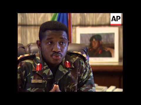 Valentine Strasser SIERRA LEONE COUP DETAT TOPPLES MILITARY LEADER YouTube