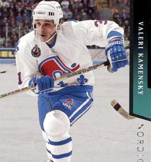 Valeri Kamensky 199293 Valeri Kamensky Quebec Nordiques Game Worn Jersey