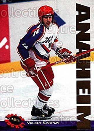 Valeri Karpov Amazoncom CI Valeri Karpov Hockey Card 1994 Classic Hockey Gold