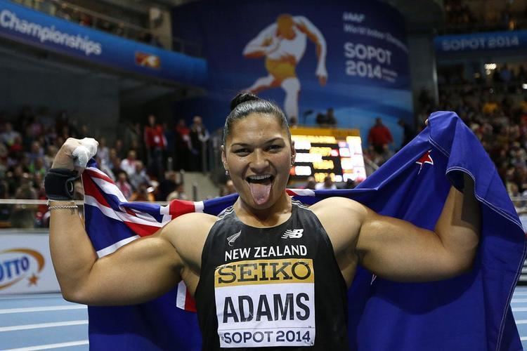 Valerie Adams Valerie Adams wins indoor gold medal Sport 3 News