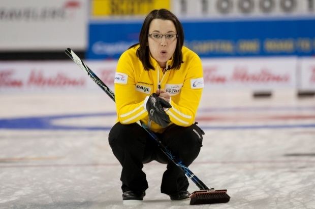 Valerie Sweeting Edmonton39s Sweeting claims final spot in national curling