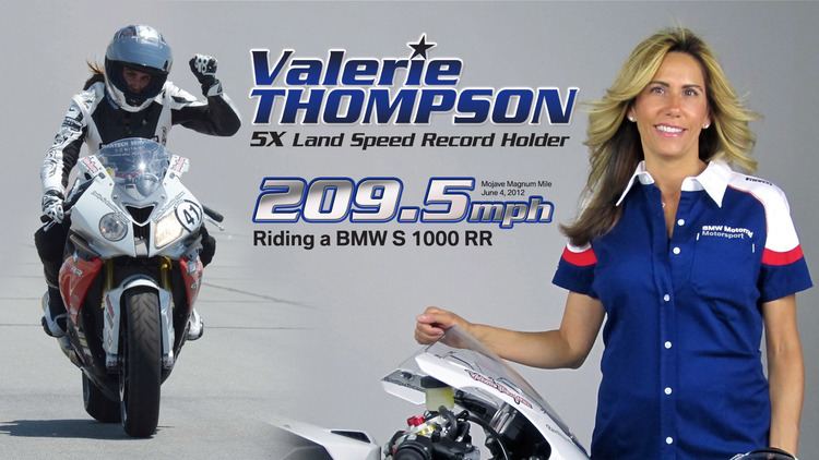 Valerie Thompson 5Time Land Speed Record Holder Valerie Thompson Prepares