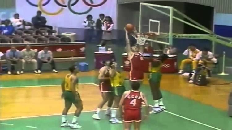 Valery Goborov Valery Goborov Dunk USSR 110105 Brazil Olympics Seoul 1988
