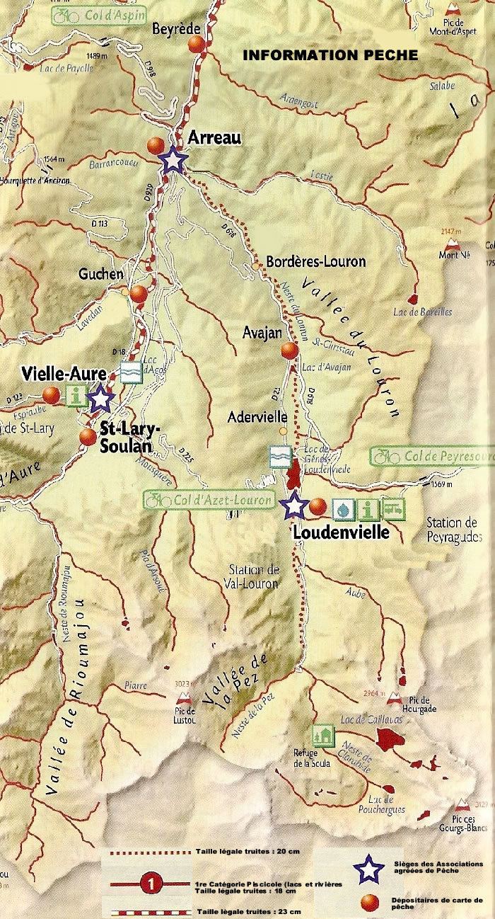 Vallée d'Aure la pche et la chasse en Valles d39Aure et en valle du Louron dans