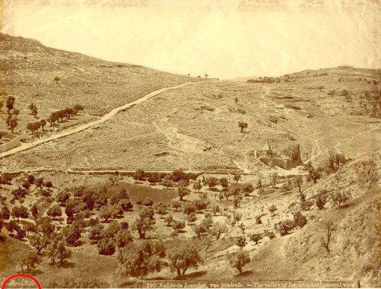 Valley of Josaphat Valley of Jehoshaphat General View by Felix Bonfils ca 1870