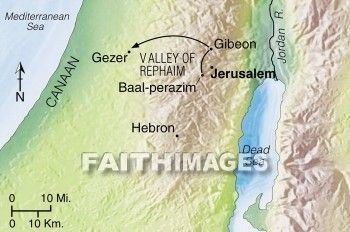 Valley of Rephaim The Philistines camped in the valley of Rephaim David defeated