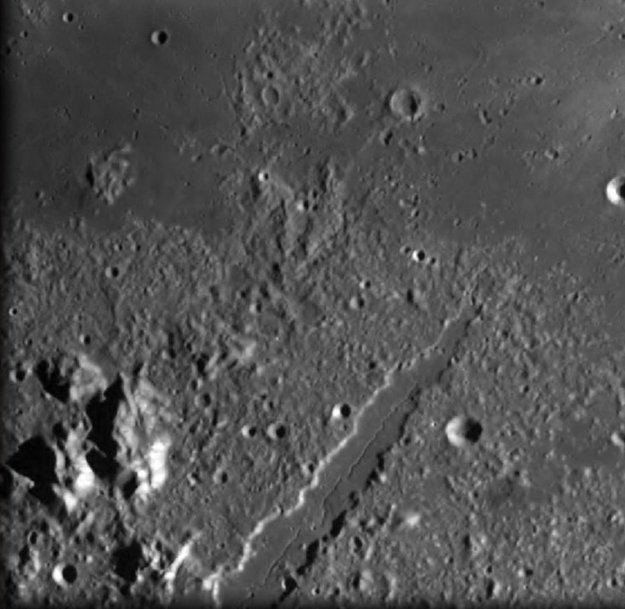 Vallis Alpes Alpine39 landscape on the Moon SMART1 Space Science Our