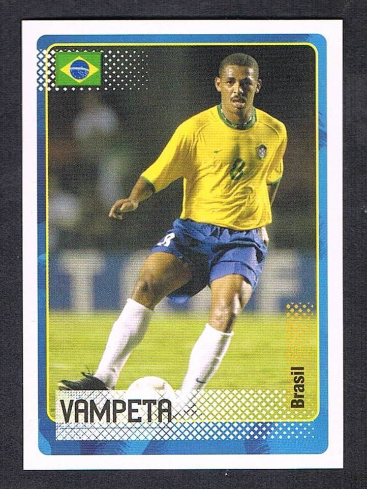 Vampeta 94 Vampeta Panini Road To 2002 World Cup sticker 94 VAMPETA
