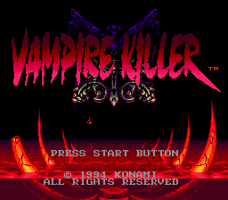 Vampire Killer Akumajou Dracula Vampire Killer Japan ROM lt Genesis ROMs