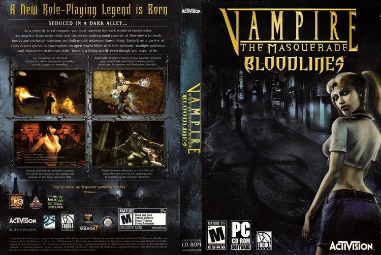 Vampire: The Masquerade – Bloodlines Review Vampire The Masquerade Bloodlines Computer GBAtempnet