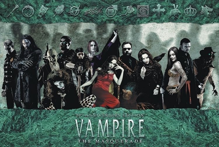 Vampire: The Masquerade Vampire The Masquerade 20th Anniversary Poster Onyx Path