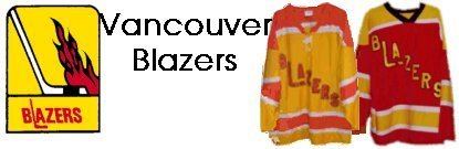 Vancouver Blazers WHAhockeycom Vancouver Blazers