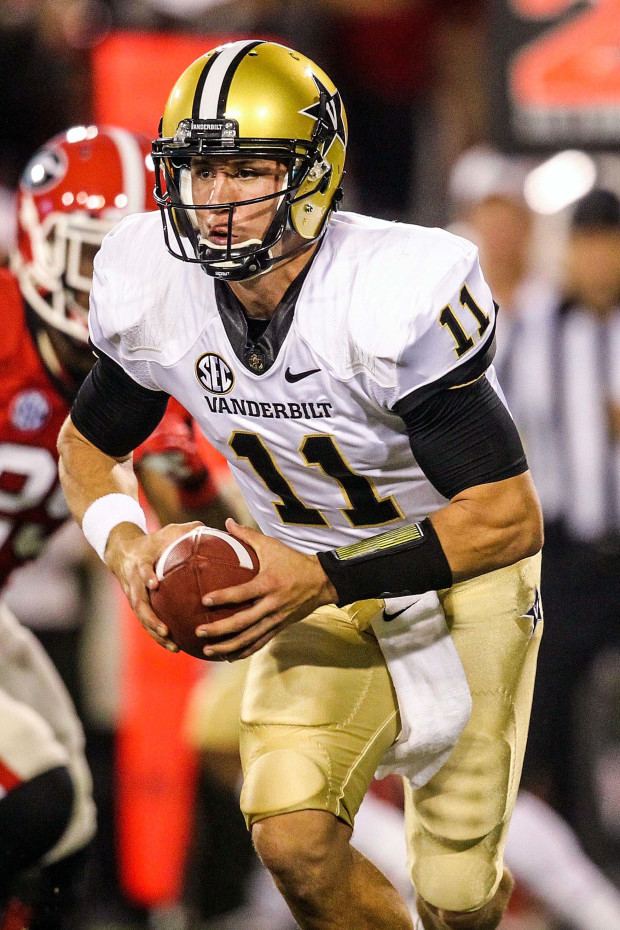 Vanderbilt Commodores football 2012 Vanderbilt White on Gold Uniform