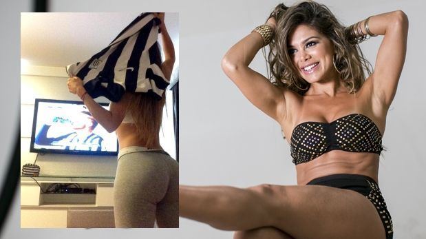 Vanessa Jeri Alianza Lima recibi apoyo de Vanessa Jer con sexy foto