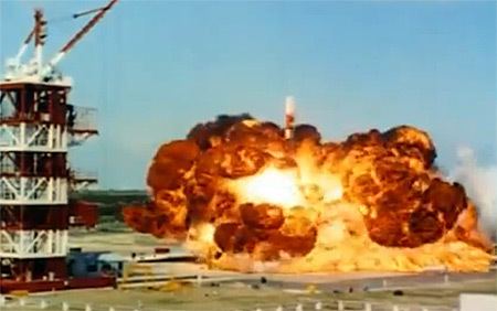 Vanguard TV3 10 Worst Spaceflight Disasters Caught on Video ODDEE