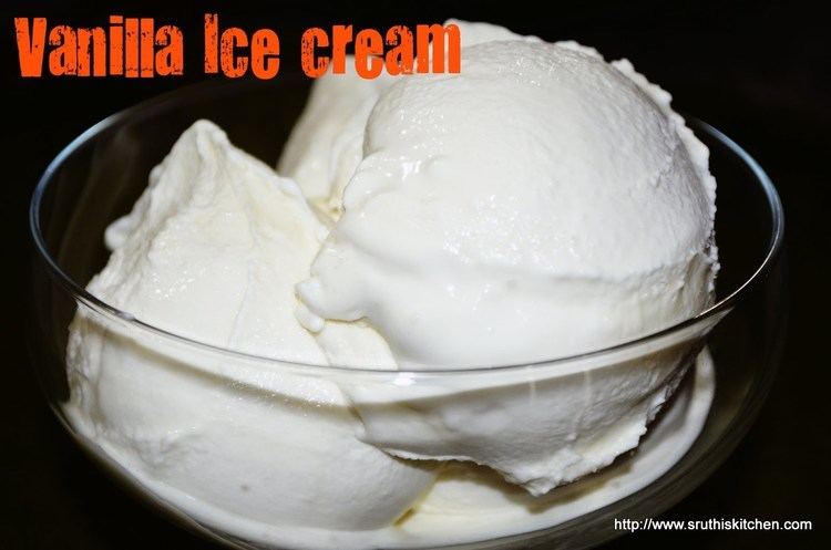 Vanilla ice cream Vanilla Ice Cream Eggless Recipe YouTube