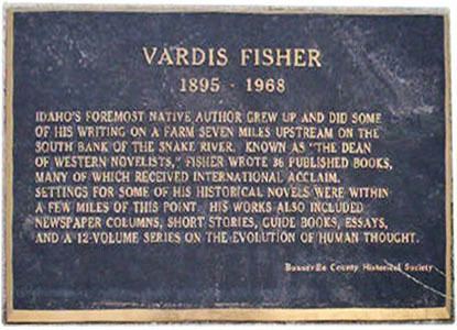 Vardis Fisher ComAtheism Vardis Fisher Mountian Man