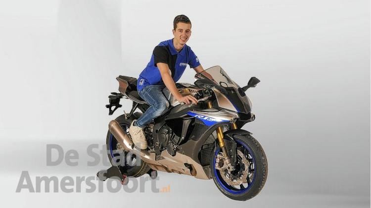 Vasco van der Valk Amersfoorts motorracetalent Vasco van der Valk met Yamaha R6 in