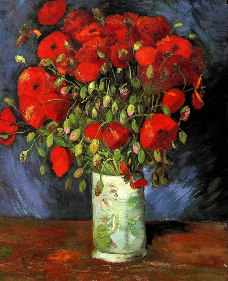 Vase with Red Poppies httpsuploads4wikiartorgimagesvincentvango