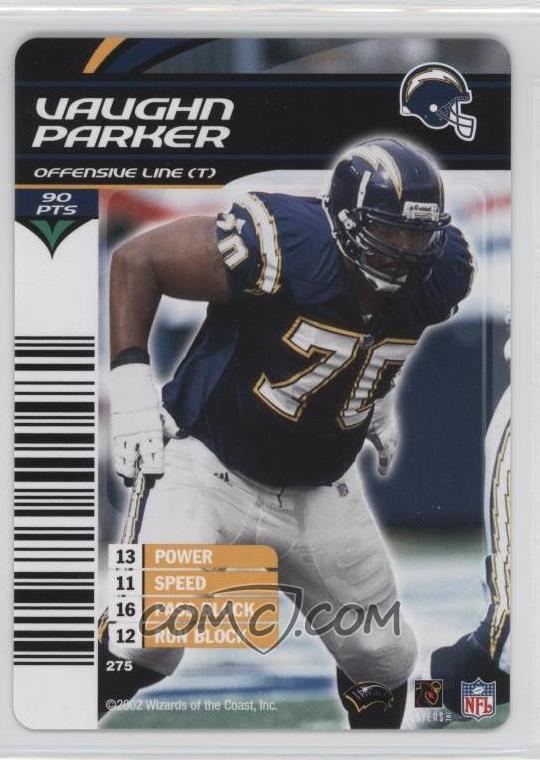 Vaughn Parker 2003 NFL Showdown Base 275 Vaughn Parker COMC Card Marketplace