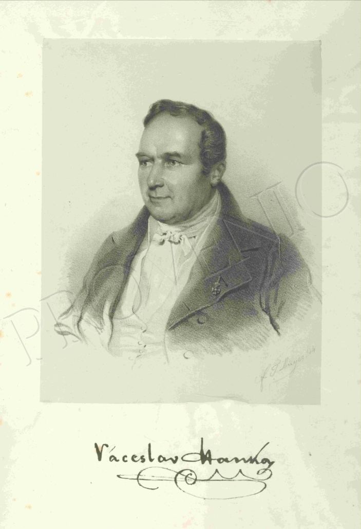 Václav Hanka Hanka Vclav 17911861 Portaro katalog knihovny