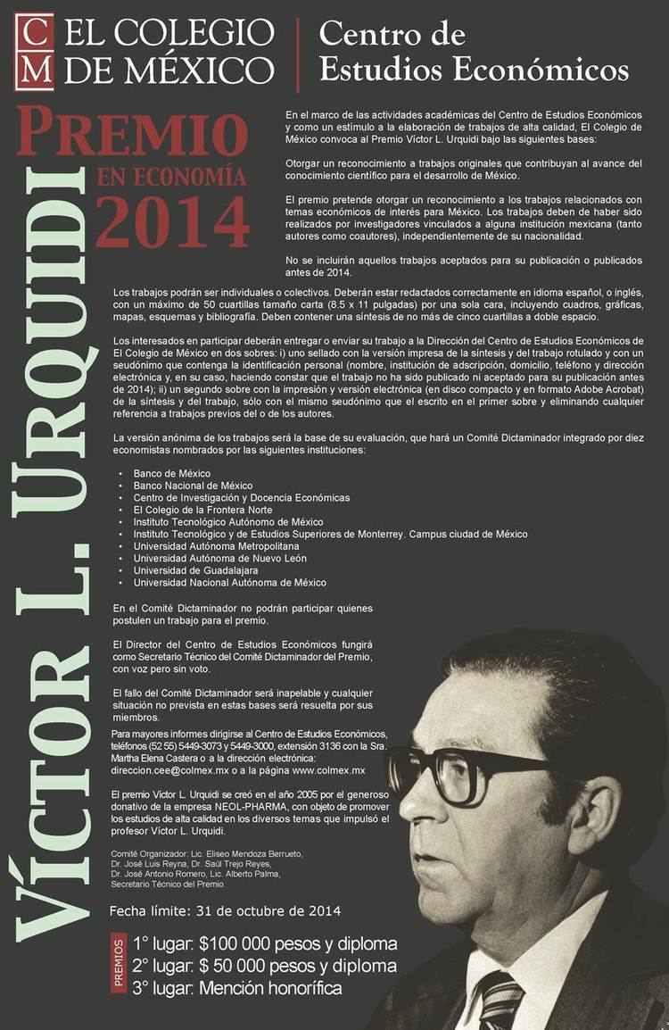 Víctor Urquidi Premio en Economa Vctor Urquidi 2014