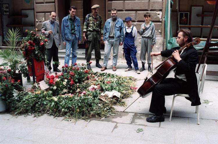 Vedran Smailović Two Decades After Being Shelled Sarajevo39s Vijecnica Is Reborn