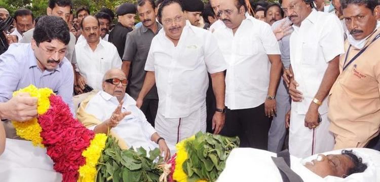 Veerapandy S. Arumugam DMK leader Veerapandi Arumugam dies of swine flu at Ramachandra