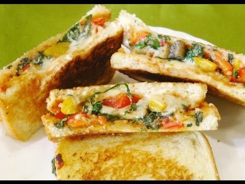 Vegetable sandwich Vegetable Sandwich Kids Lunch Box idea madhurasrecipe YouTube