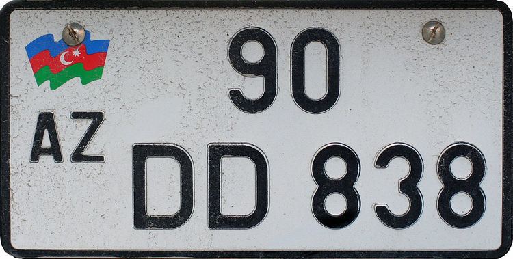 Vehicle registration plates of Azerbaijan
