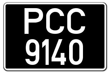 Vehicle registration plates of Guyana