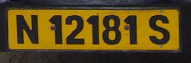 Vehicle registration plates of Namibia