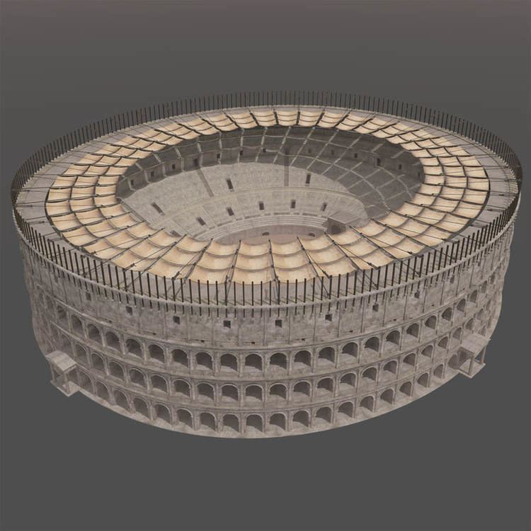 Velarium colosseum velarium arena 3d model