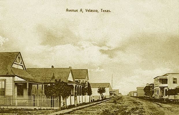 Velasco, Texas Avenue A Velasco Texas FamilyOldPhotoscom Genealogy and