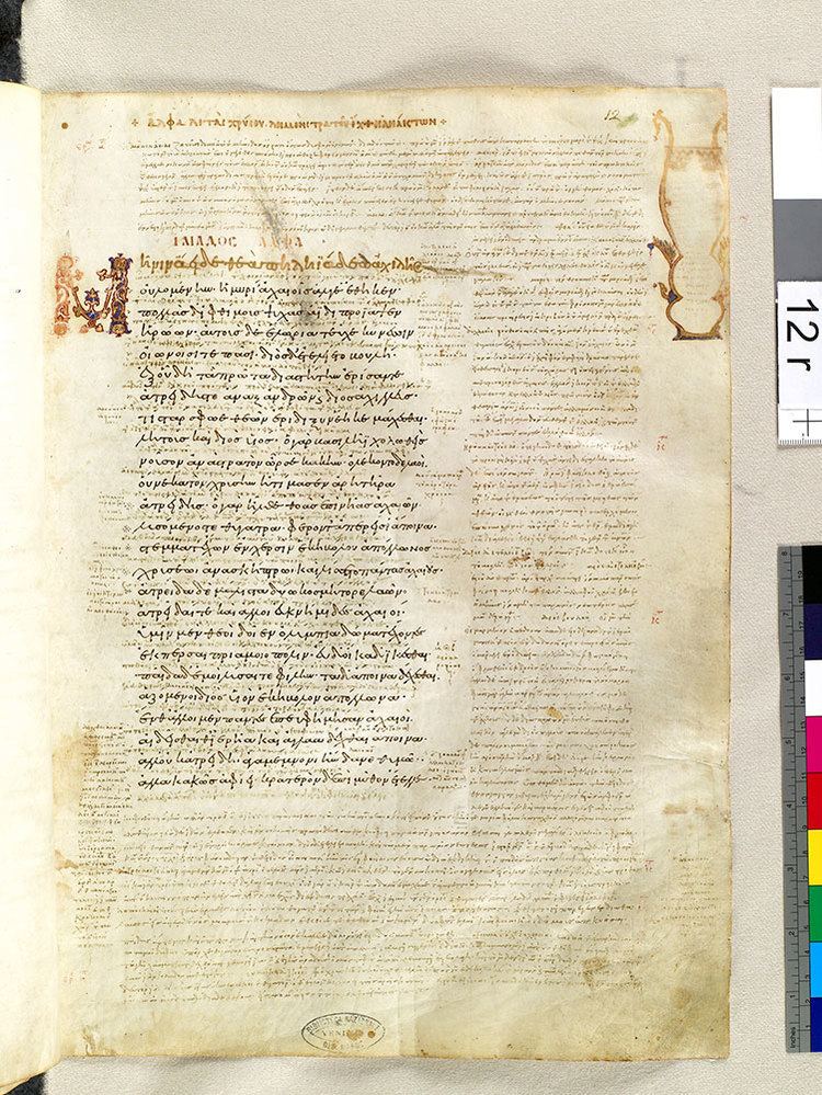Venetus A historyofinformationcomimagesvenetusafolio12