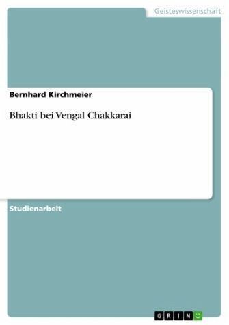 Vengal Chakkarai Bhakti bei Vengal Chakkarai eBook PDF von Bernhard Kirchmeier