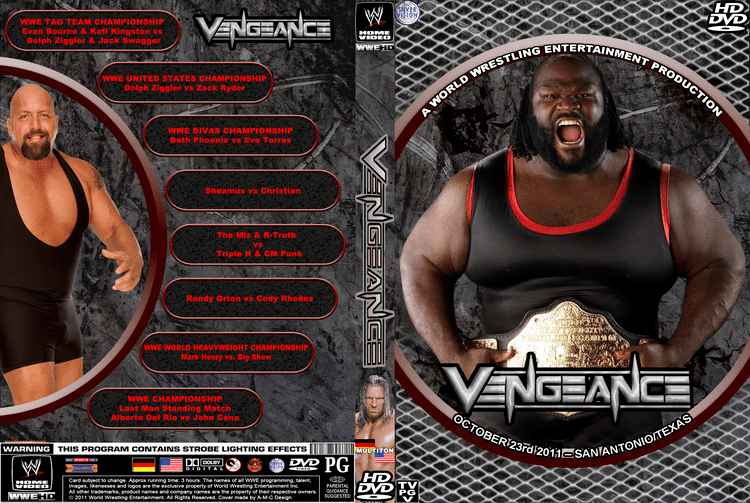 Vengeance (2011) WWE Vengeance 2011 DVD Cover by AladdinDesign on DeviantArt