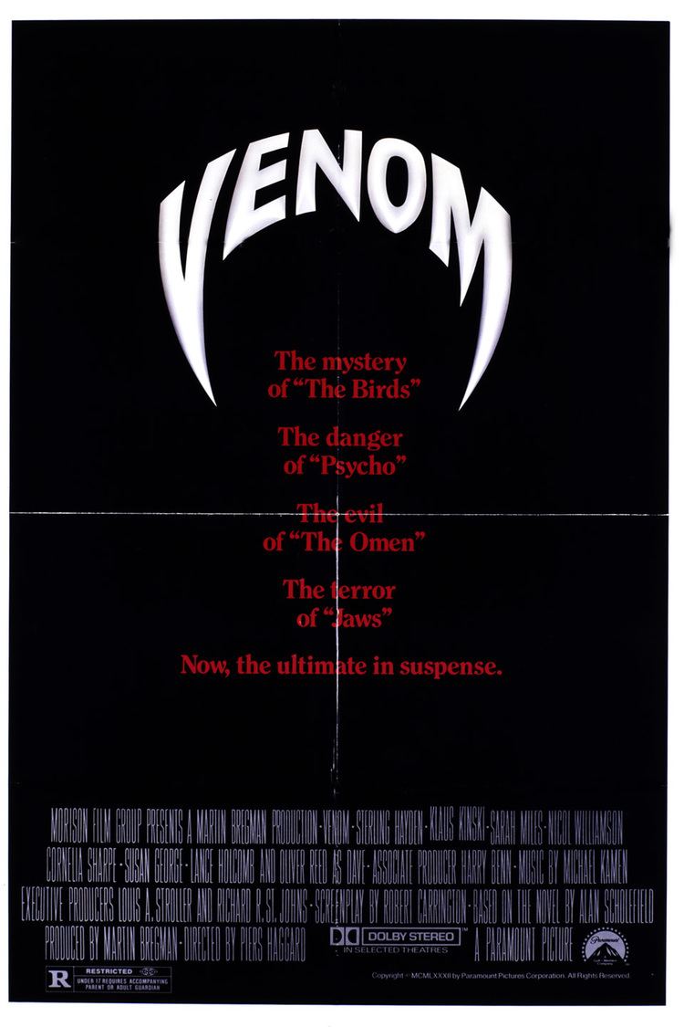 Venom (1981 film) wwwgstaticcomtvthumbmovieposters40465p40465