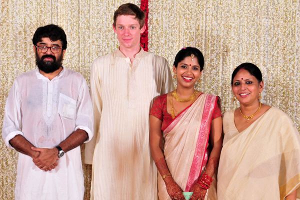 Venu (cinematographer) Celebs Malavikas wedding