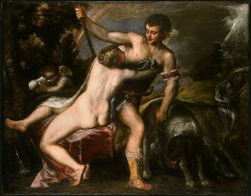 Venus and Adonis (Titian, Washington)