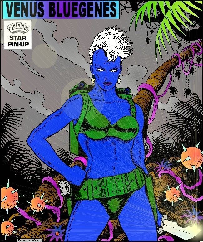 Venus Bluegenes Venus Bluegenes coloured by me Comic heroines amp villainesses