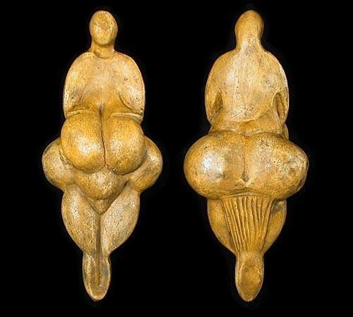 Venus of Lespugue Venus di Lespugne 25000 BC Nomadic roving peoples settled to