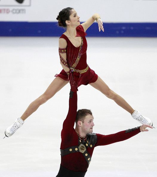 Vera Bazarova Vera Bazarova and Yuri Larionov Photos Rostelecom Cup