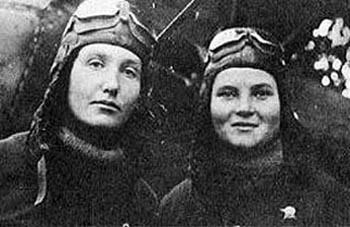 Vera Belik Pilot Tanya Makarova and Navigator Vera Belik Women Pilots