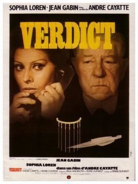 Verdict (film) movie poster